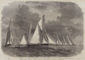 Royal Thames Yacht Clubin avajaismatka, laivasto Greenhithen edustalla